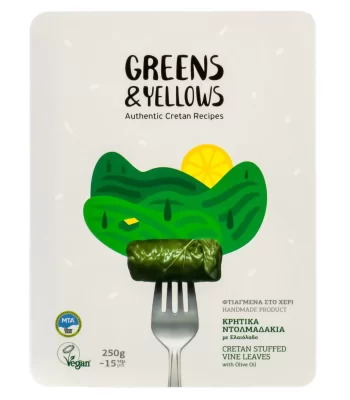 Ντολμαδάκια “Greens & Yellows” Κρητική Κουζίνα